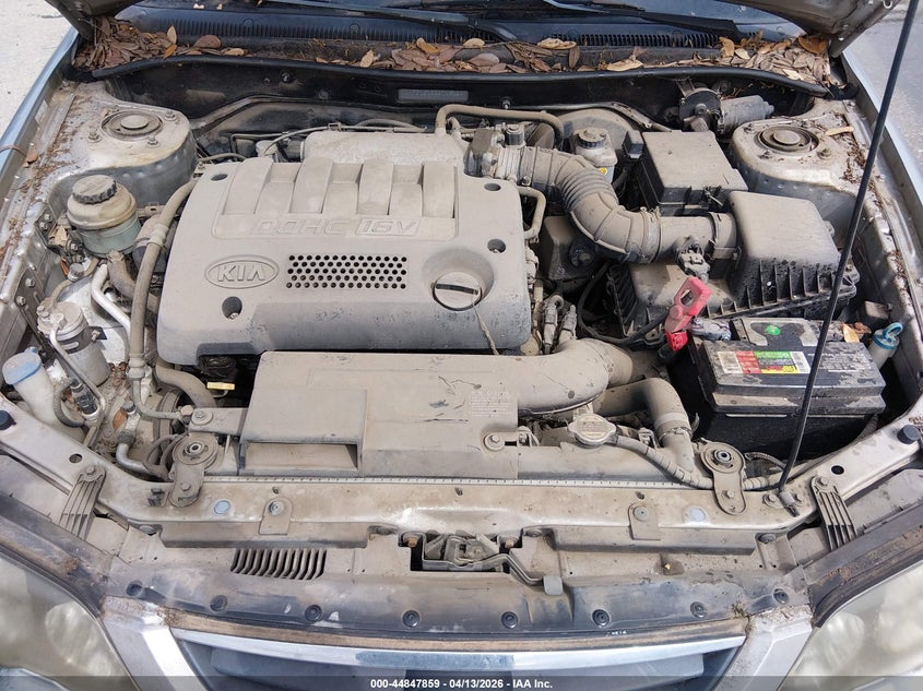 2003 Kia Spectra Gs/Gsx VIN: KNAFB161635128189 Lot: 44847859