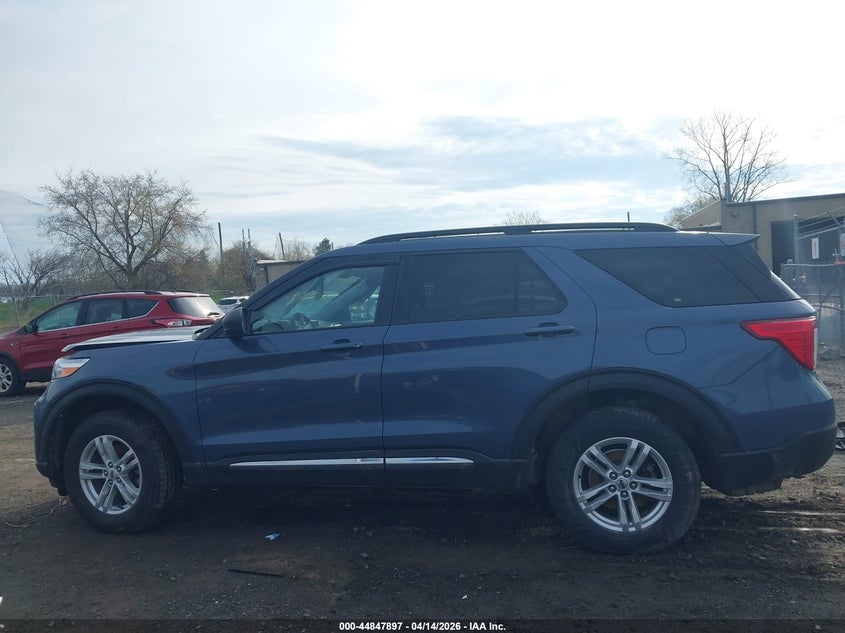 2021 Ford Explorer 2.3 Xlt blue Lot 111044847897 Vin 1FMSK8DH5MGB19527