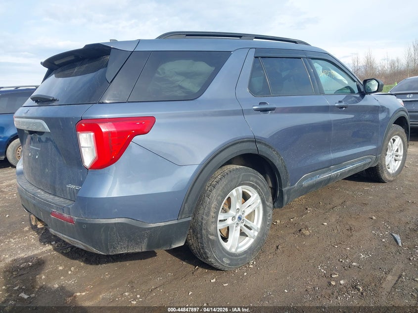 2021 Ford Explorer 2.3 Xlt blue Lot 111044847897 Vin 1FMSK8DH5MGB19527