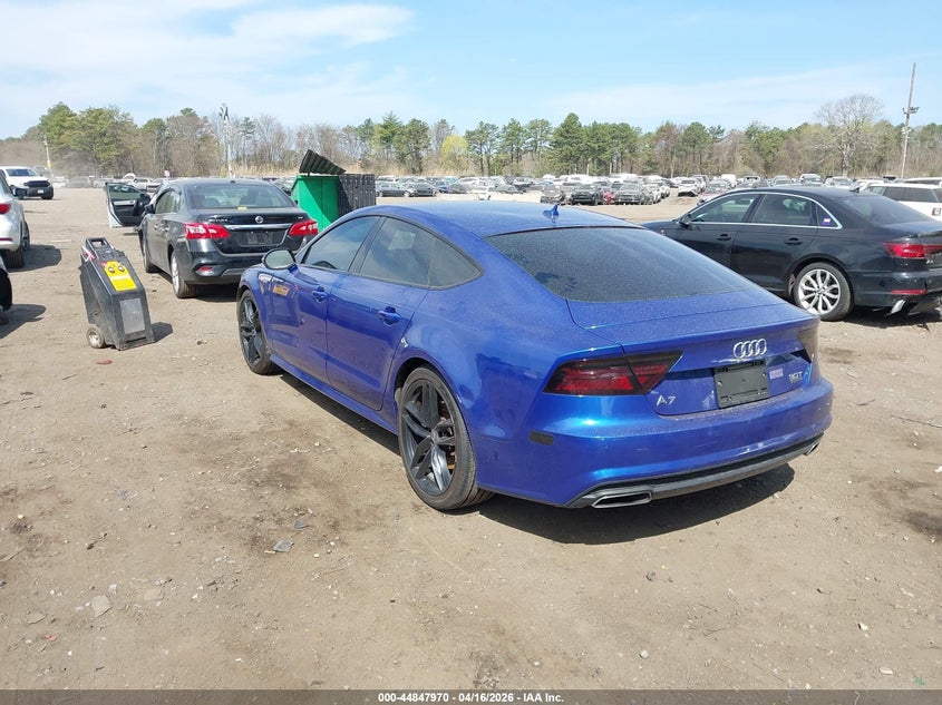 2018 Audi A7 3.0 3.0T Premium Plus blue Lot 111044847970 Vin WAUW3AFC2JN068732