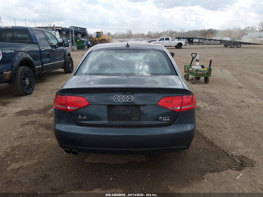 2011 Audi A4 2.0T Premium VIN: WAUFFAFL1BA097199 Lot: 44848040