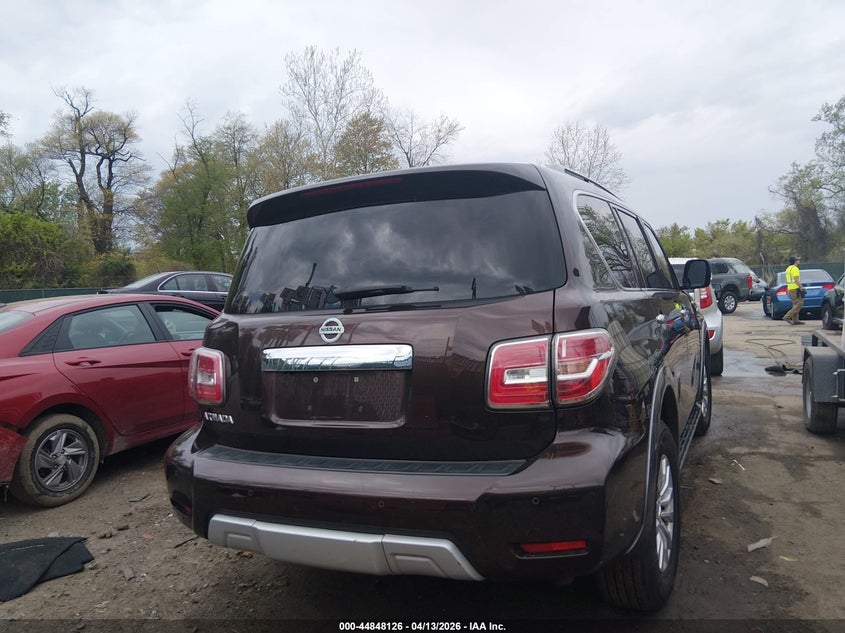 2017 Nissan Armada Sv VIN: JN8AY2ND9H9008646 Lot: 44848126