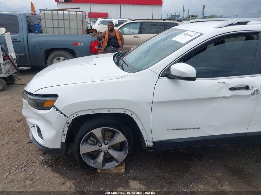 2019 Jeep Cherokee 2.4 Limited Fwd white Lot 111044848142 Vin 1C4PJLDBXKD300407