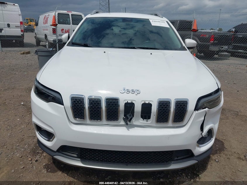 2019 Jeep Cherokee 2.4 Limited Fwd white Lot 111044848142 Vin 1C4PJLDBXKD300407