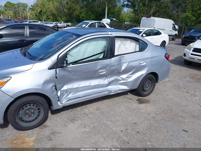 2022 Mitsubishi Mirage G4 Es VIN: ML32FUFJ6NHF00659 Lot: 44848192