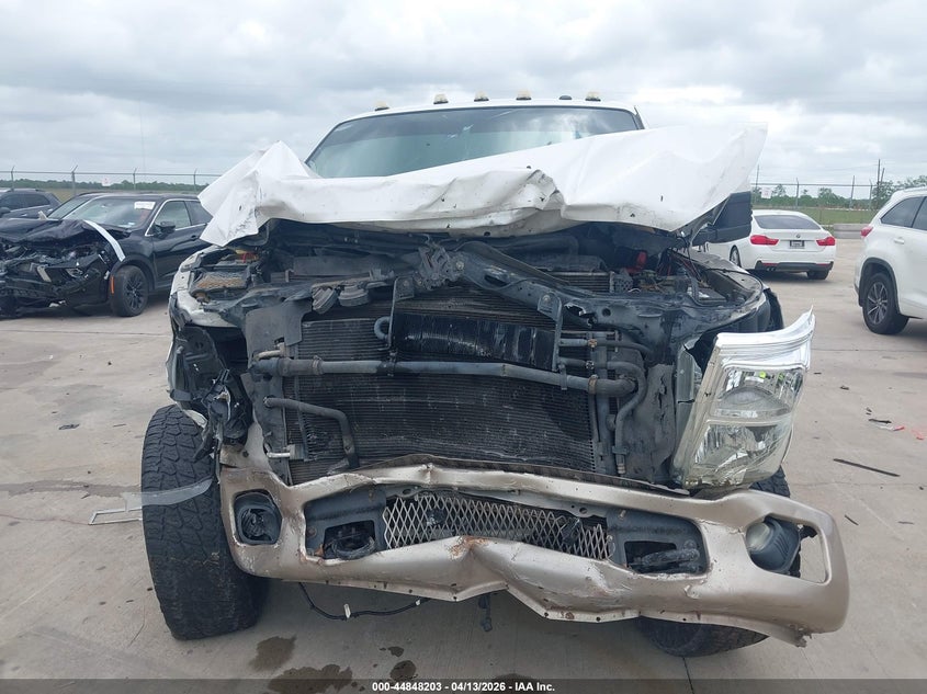 2014 Ford F250 6.7 Lariat White Lot 111044848203 Vin 1FT7W2BT8EEB11809