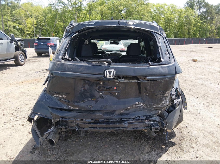2024 Honda Passport Awd Black VIN: 5FNYF8H86RB002652 Lot: 44848215
