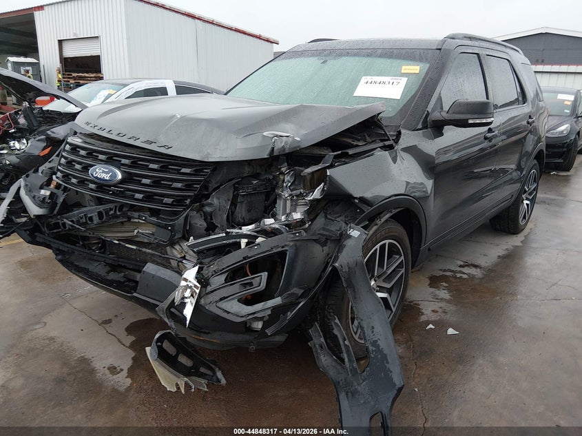 Vin: 1fm5k8gt7hgd23717, lot: 45345625, ford explorer sport 20172
