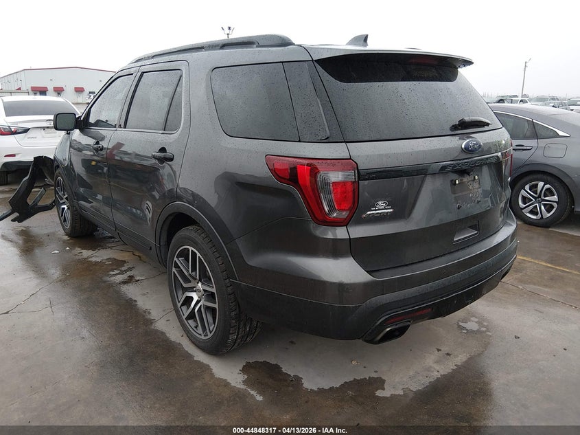 Vin: 1fm5k8gt7hgd23717, lot: 45345625, ford explorer sport 20173
