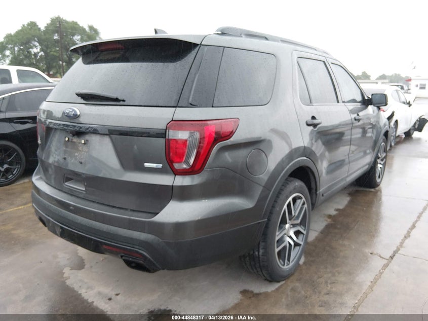 Vin: 1fm5k8gt7hgd23717, lot: 45345625, ford explorer sport 20174