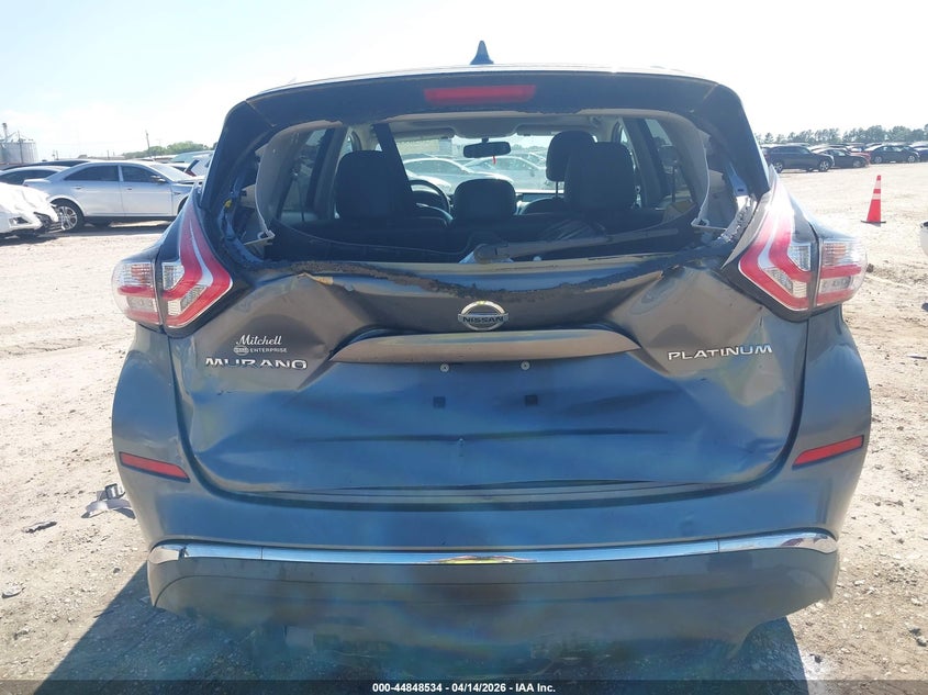 2017 Nissan Murano Platinum VIN: 5N1AZ2MG4HN199738 Lot: 44848534