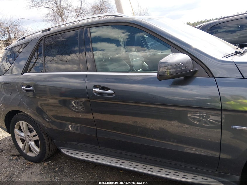 2012 Mercedes-Benz Ml 350 4Matic VIN: 4JGDA5HB7CA076861 Lot: 44848549