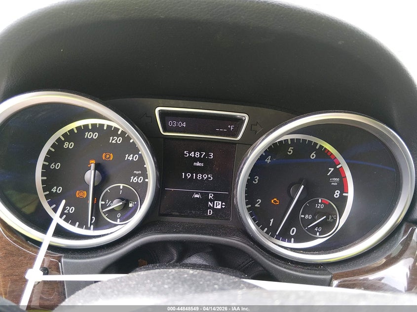 2012 Mercedes-Benz Ml 350 4Matic VIN: 4JGDA5HB7CA076861 Lot: 44848549