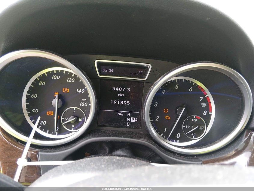 2012 Mercedes-Benz Ml 350 4Matic VIN: 4JGDA5HB7CA076861 Lot: 44848549