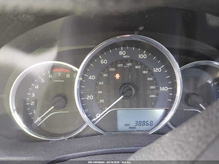 2016 Toyota Corolla Le VIN: 2T1BURHE1GC560207 Lot: 44848564