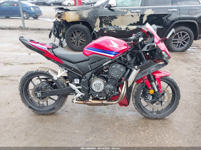 2025 Honda Cbr Cbr500 Ra red Lot 111044848663 Vin MLHPC7057S5100402