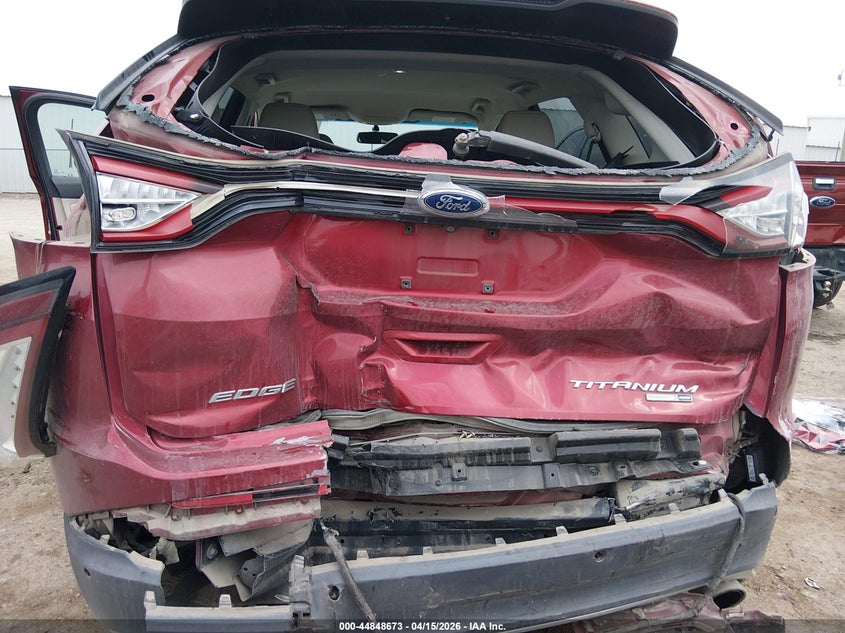 2015 Ford Edge Titanium VIN: 2FMTK4K93FBB52996 Lot: 44848673