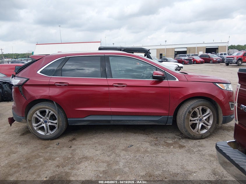 2015 Ford Edge Titanium VIN: 2FMTK4K93FBB52996 Lot: 44848673