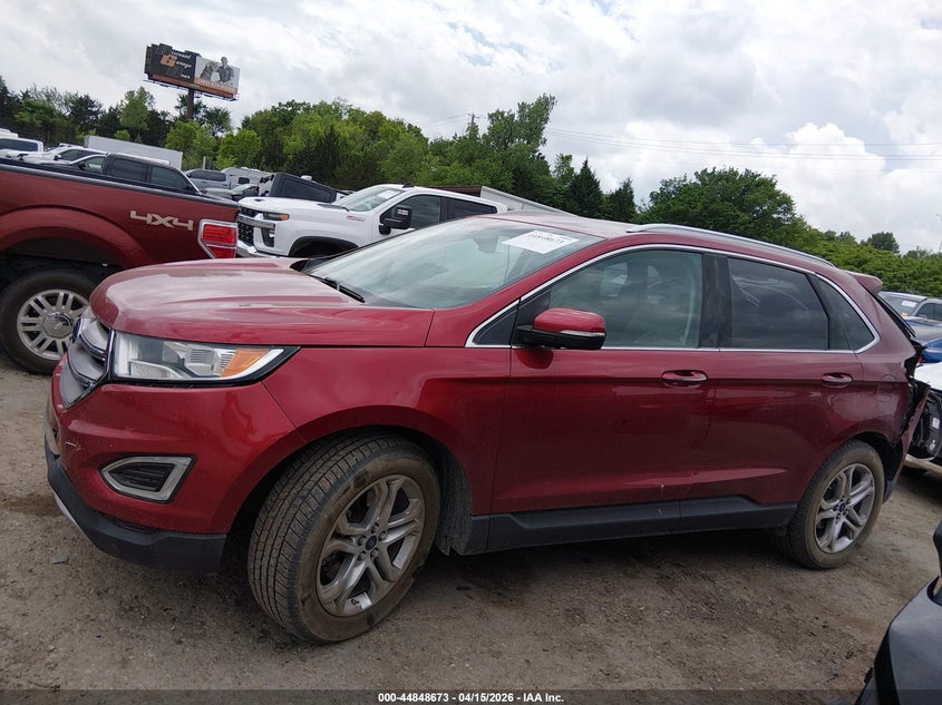 2015 Ford Edge Titanium VIN: 2FMTK4K93FBB52996 Lot: 44848673