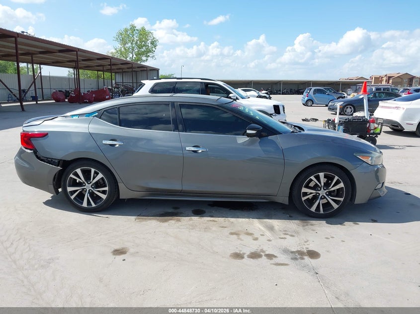 2016 Nissan Maxima 3.5 3.5 Platinum grey Lot 111044848730 Vin 1N4AA6AP2GC903765