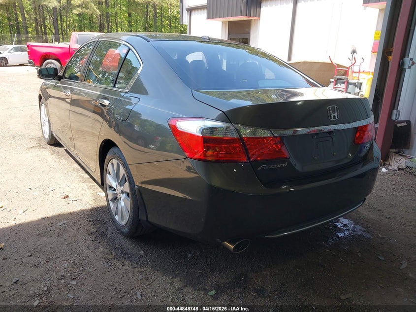 2014 Honda Accord 3.5 Ex-L V-6 blue Lot 111044848748 Vin 1HGCR3F82EA024014
