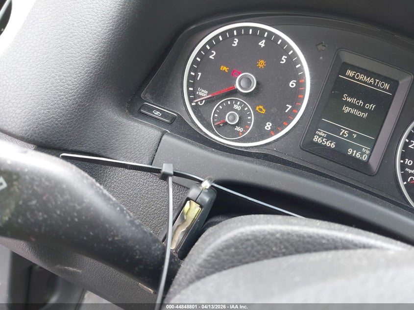 2011 Volkswagen Tiguan Sel VIN: WVGBV7AX2BW504401 Lot: 44848801