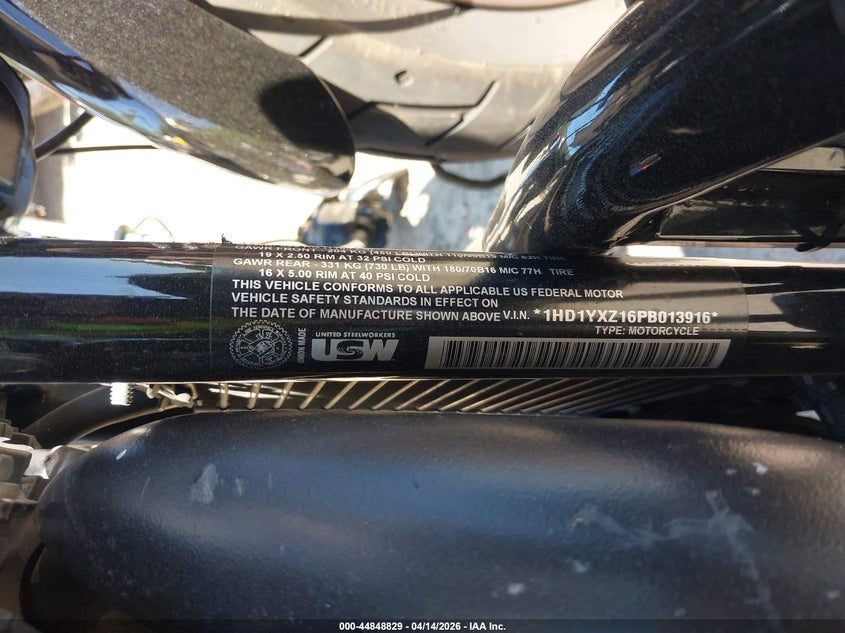 2023 Harley-Davidson Fxlrst VIN: 1HD1YXZ16PB013916 Lot: 44848829