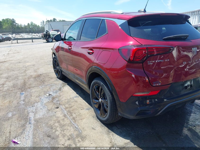 2024 Buick Encore gx 1.3 Encore Gx Sport Touring Awd red Lot 111044848869 Vin KL4AMESL6RB008046