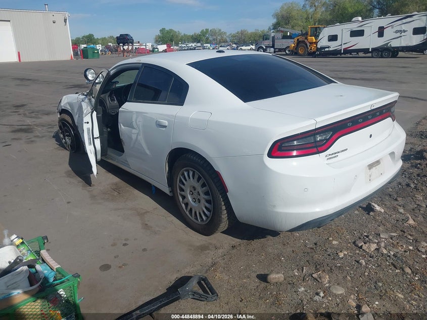 2019 Dodge Charger 5.7 Police Awd white Lot 111044848894 Vin 2C3CDXKT9KH757533