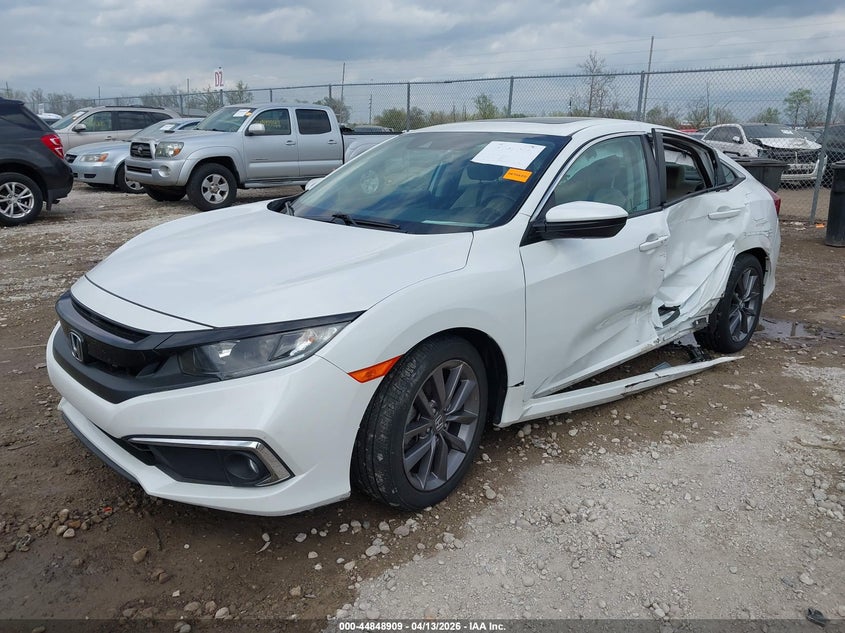 VIN 19XFC1F38ME208262 2021 HONDA CIVIC EX