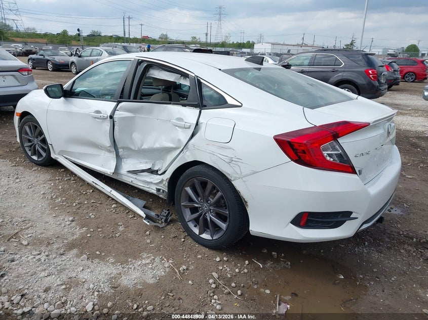 VIN 19XFC1F38ME208262 2021 HONDA CIVIC EX