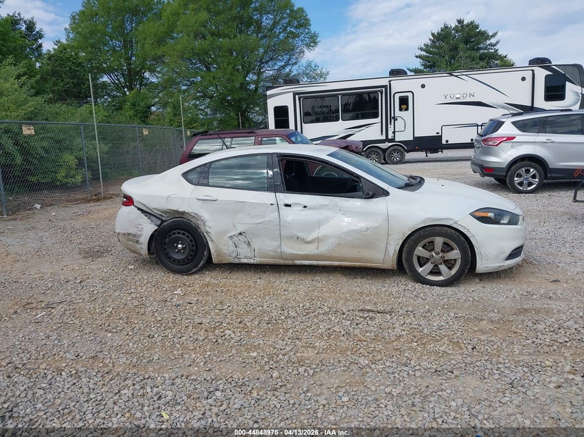 2015 Dodge Dart 2.4 Sxt white Lot 111044848975 Vin 1C3CDFBB3FD226817