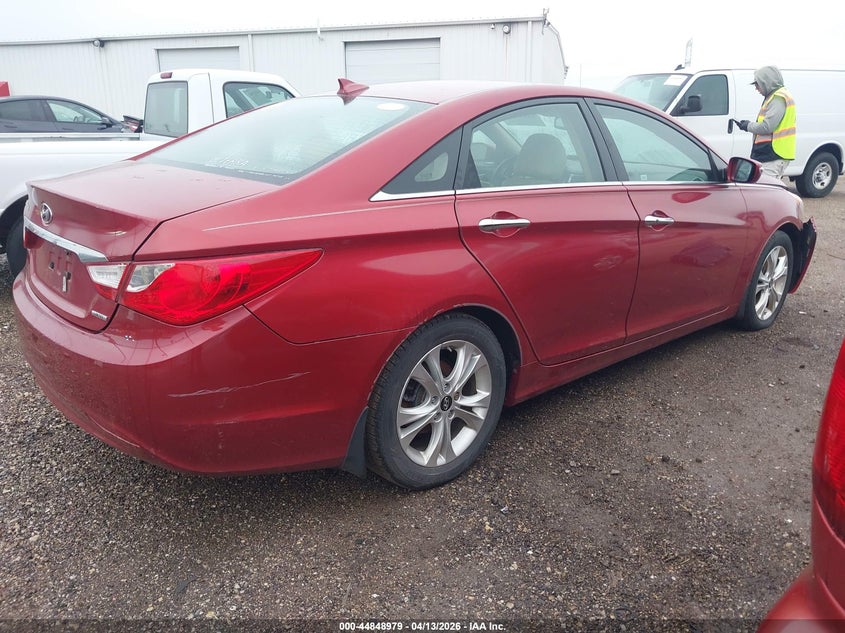 2013 Hyundai Sonata 2.4 Limited red Lot 111044848979 Vin 5NPEC4AC7DH519844