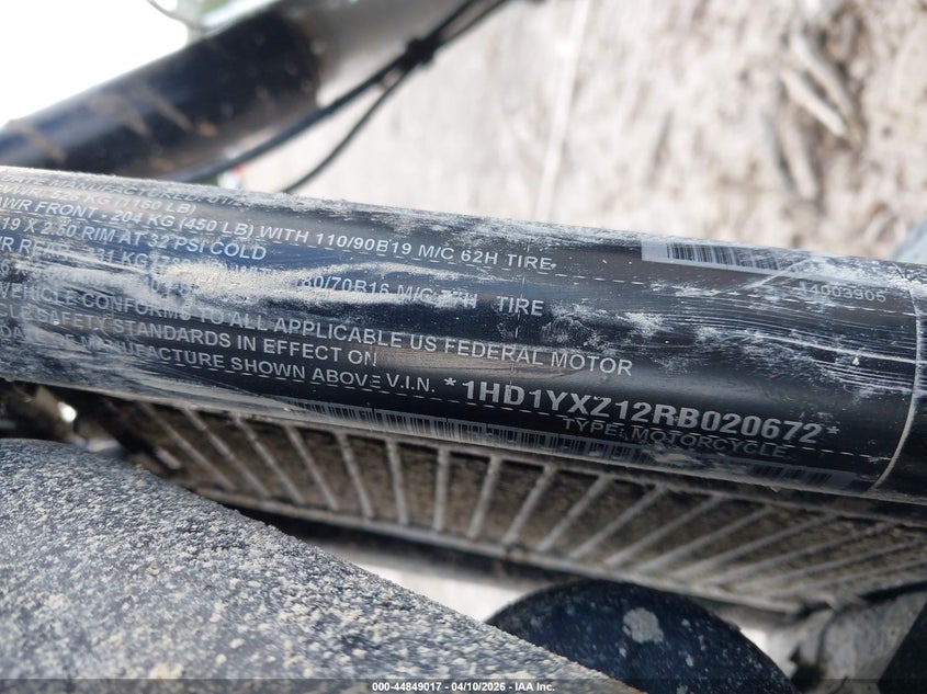 2024 Harley-Davidson Fxlrst VIN: 1HD1YXZ12RB020672 Lot: 44849017
