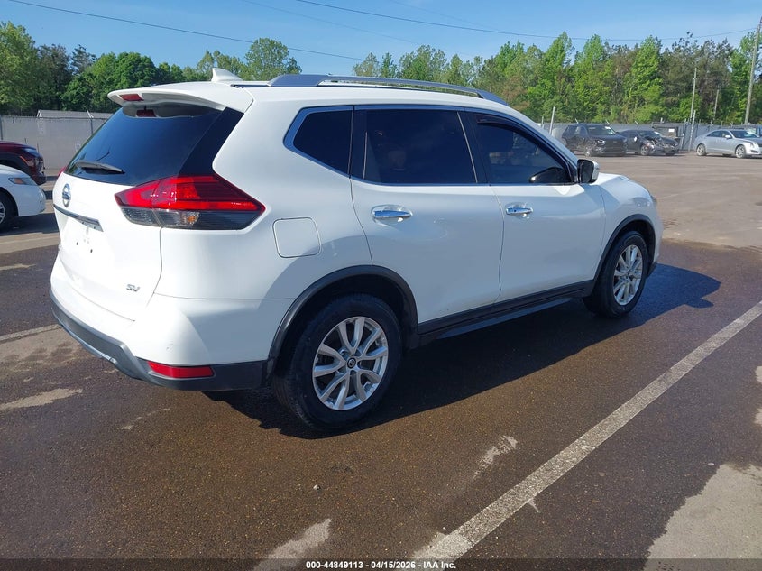 2017 Nissan Rogue 2.5 Sv white Lot 111044849113 Vin KNMAT2MT5HP501979