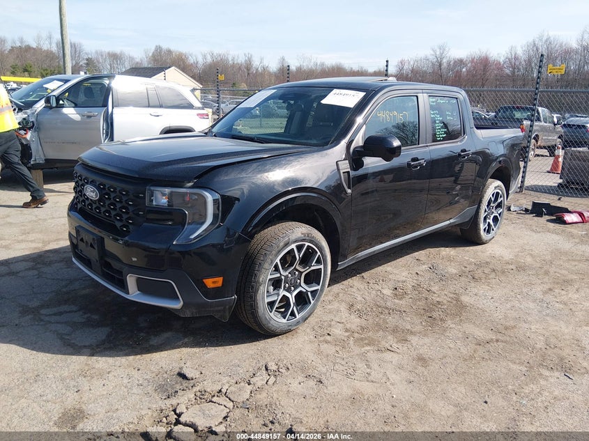 2025 Ford Maverick 2.5 Lariat Black Lot 111044849157 Vin 3FTTW8S31SRA04059