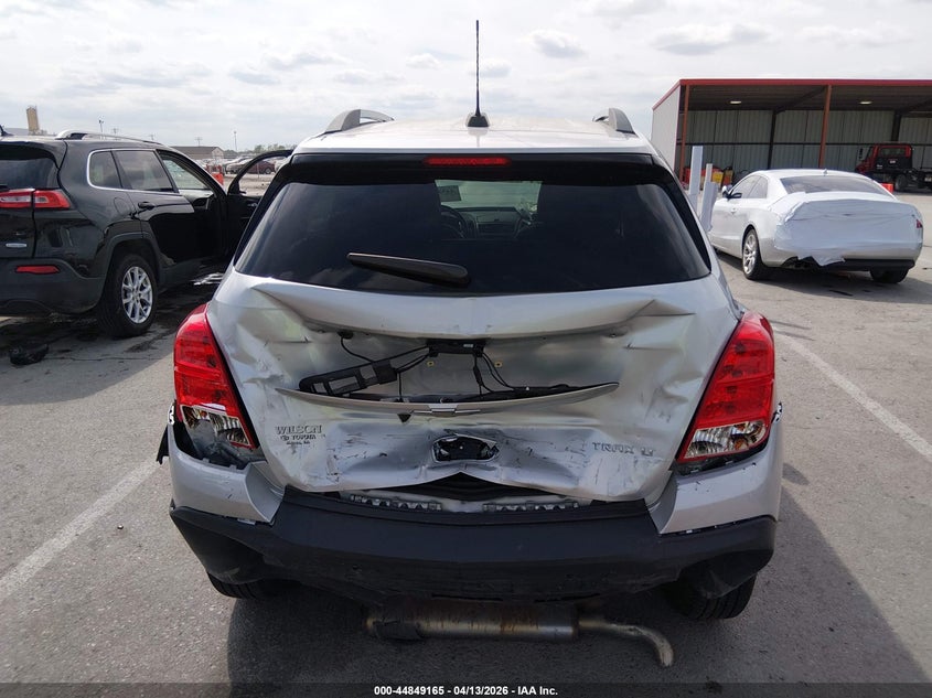 2016 Chevrolet Trax 1.4 Lt silver Lot 111044849165 Vin 3GNCJLSB4GL263350
