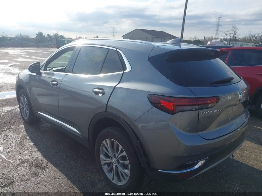 2022 Buick Envision 2.0 Fwd Preferred silver Lot 111044849180 Vin LRBAZLR42ND129132