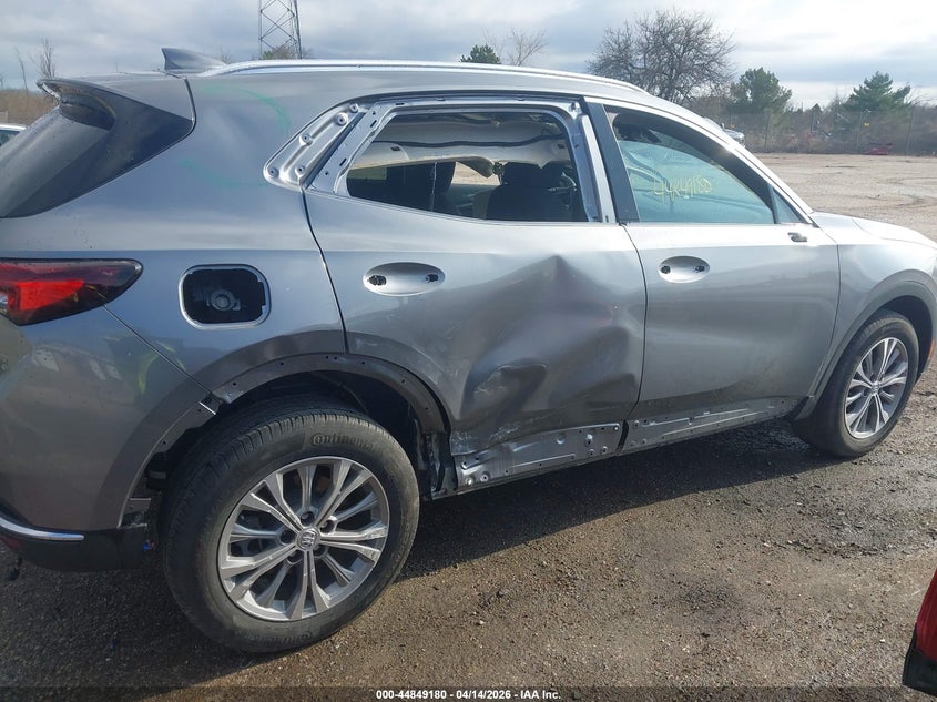 2022 Buick Envision 2.0 Fwd Preferred silver Lot 111044849180 Vin LRBAZLR42ND129132