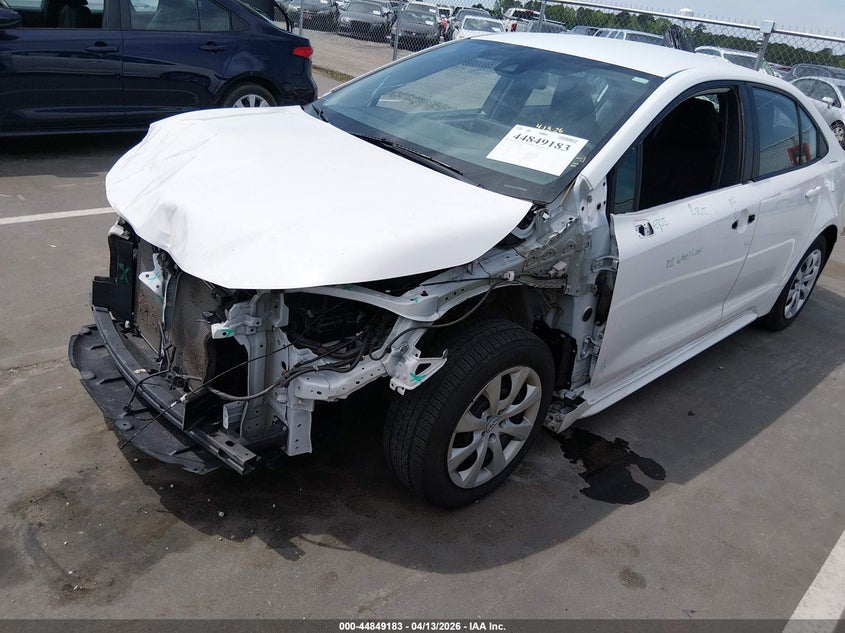 VIN 5YFEPMAE6NP344741 2022 TOYOTA COROLLA LE