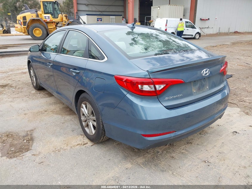 2017 Hyundai Sonata 2.4 Se Blue Lot 111044849281 Vin 5NPE24AF1HH457585