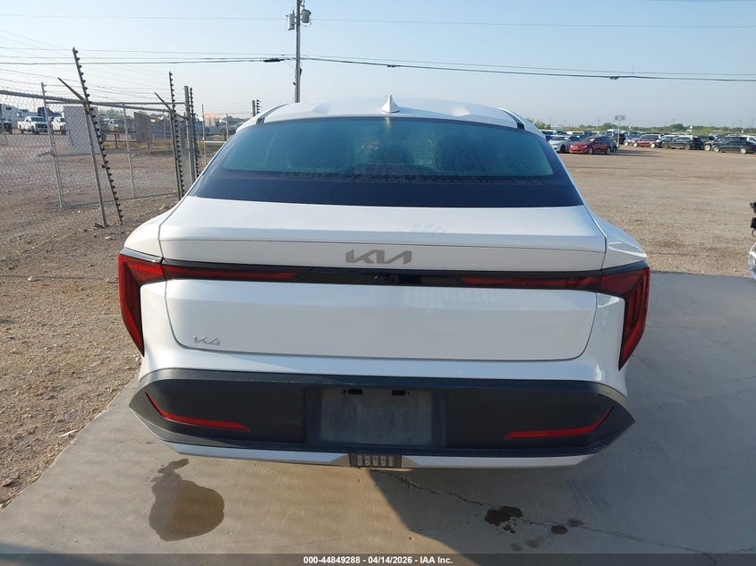 2025 Kia K4 2.0 Lxs white Lot 111044849288 Vin 3KPFT4DE6SE086536