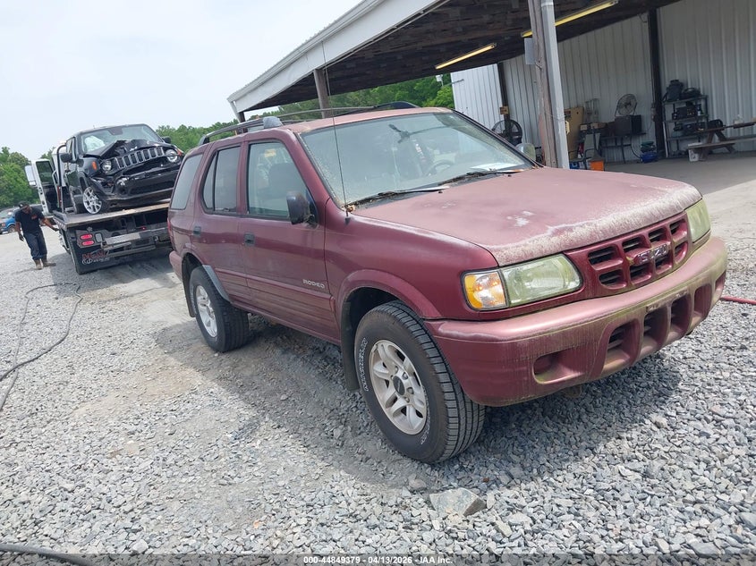 2002 Isuzu Rodeo Ls 3.2L V6/Lse 3.2L V6/S 3.2L V6