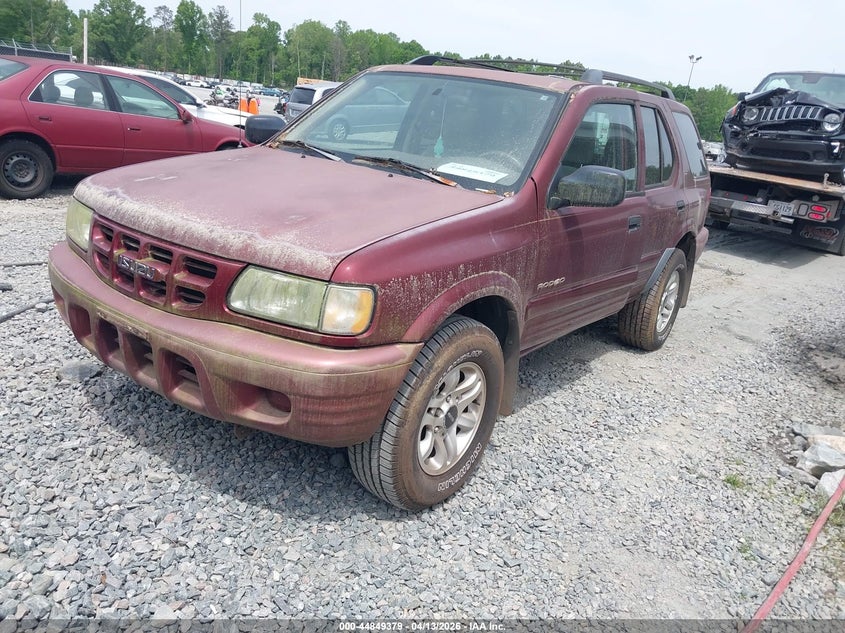 2002 Isuzu Rodeo Ls 3.2L V6/Lse 3.2L V6/S 3.2L V6