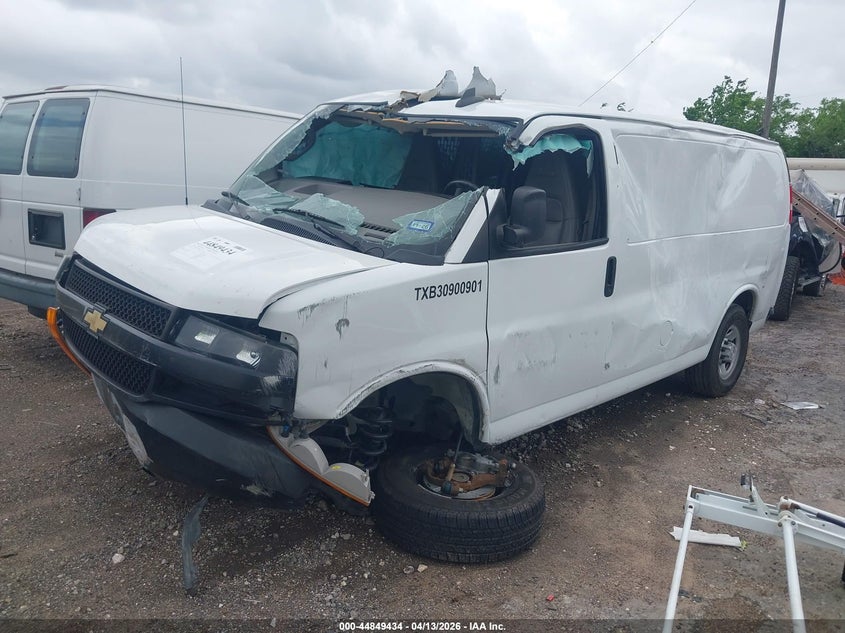 Vin: 1gcwgaf73n1158186, lot: 45346742, chevrolet express cargo rwd 2500 regular wheelbase wt 20222