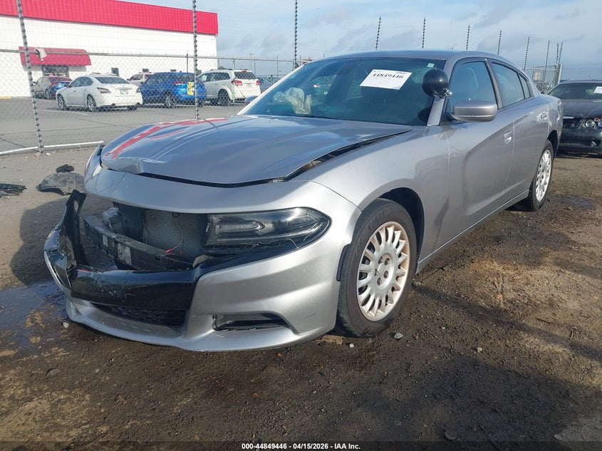 2018 Dodge Charger 5.7 Police Awd silver Lot 111044849446 Vin 2C3CDXKT1JH299209