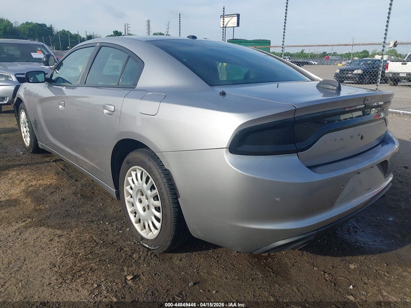 2018 Dodge Charger 5.7 Police Awd silver Lot 111044849446 Vin 2C3CDXKT1JH299209