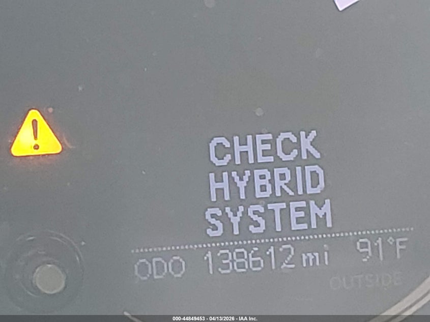 2013 Lexus Ct 200H VIN: JTHKD5BH7D2131478 Lot: 44849453