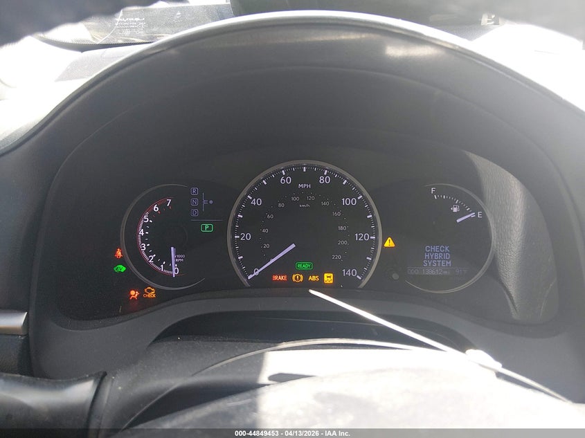 2013 Lexus Ct 200H VIN: JTHKD5BH7D2131478 Lot: 44849453