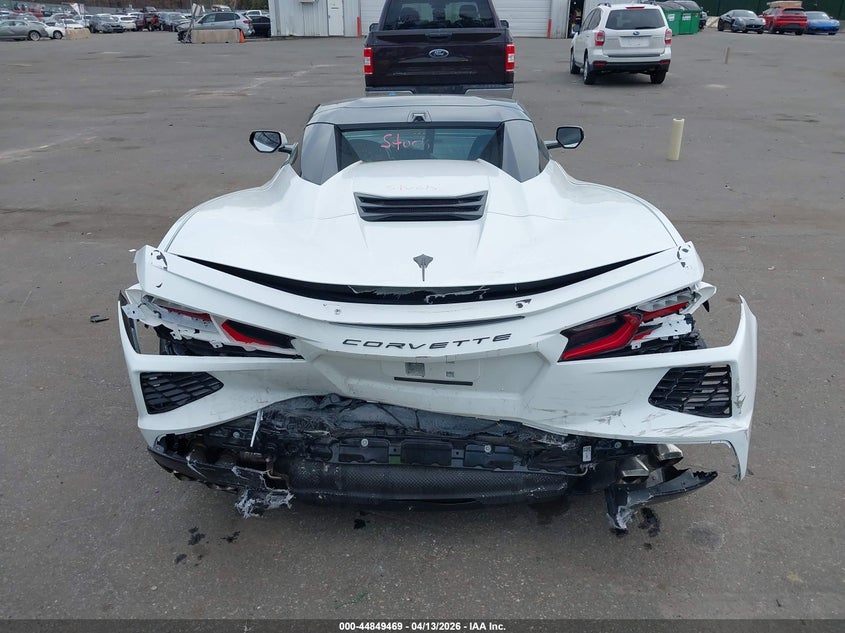 2023 Chevrolet Corvette 6.2 Rwd 1lt White Lot 111044849469 Vin 1G1YA3D48P5113473